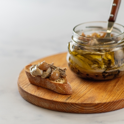 Perdiz com Cebolinhas